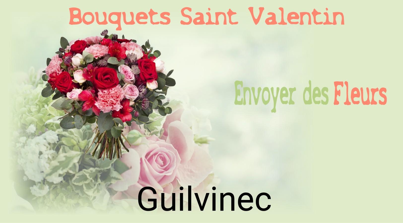 Roses de Saint-Valentin livrées à Guilvinec